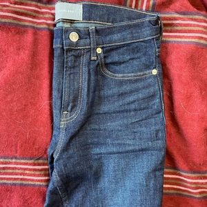 Everlane Kick Crop Jeans- Dark Blue Wash